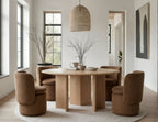 Masuda - Modern Natural Ash Round Dining Table