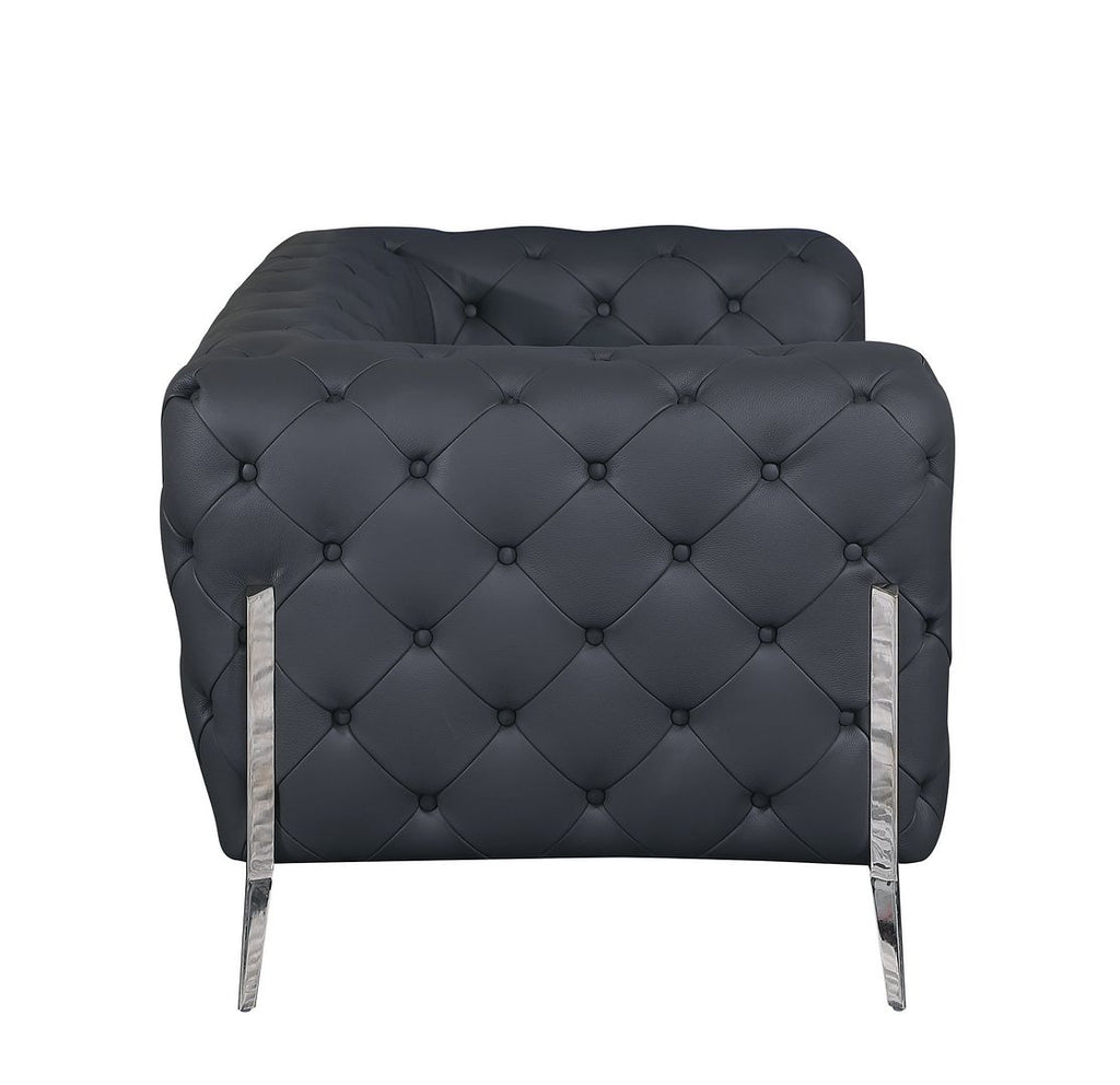 970 Divanitalia Loveseat in Top-grain Italian Leather