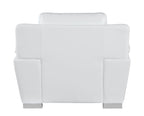 4572 Modern Genuine Leather Chair - White - SKU 4572-CH-WHITE - view 4