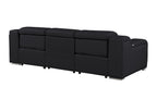 1116 Divanitalia 3-Piece Modular Power Reclining Sofa in Top Grain Italian Leather with 2 Power Recliners & Power Headrests