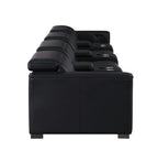 1208 7 Piece Leather Sofa with 4 Power Recliners and Power Headrests - Black - SKU 1208-BLACK-S-7.4-HT - view 8