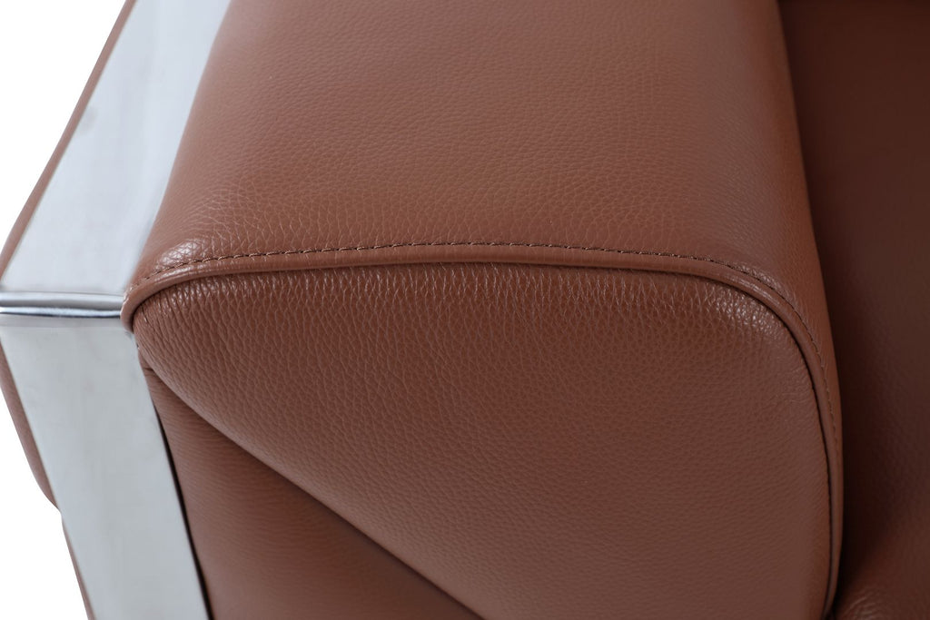 903 Divanitalia Loveseat with Adjustable Headrest in Top-grain Italian Leather
