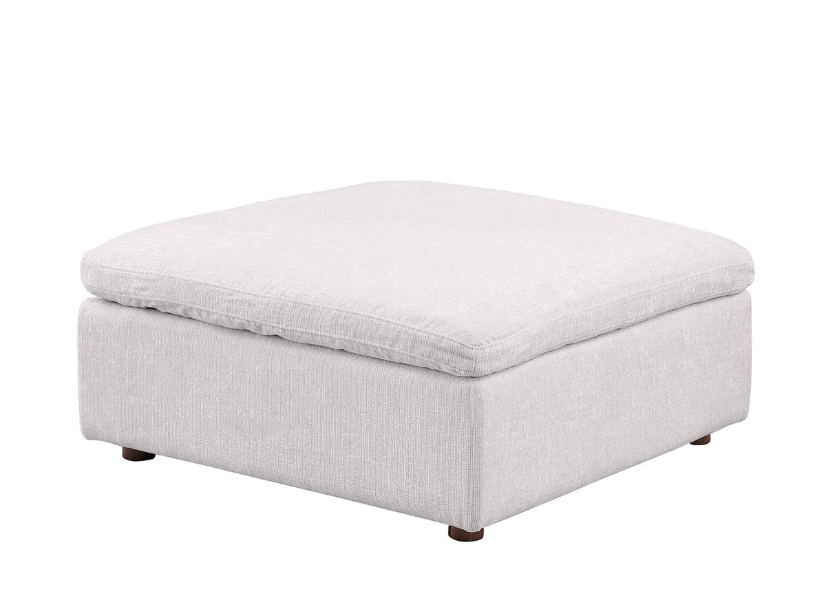 1100 Divanitalia Ottoman - Light Grey - SKU 1100-LT-GREY-FB-OTT - view 3