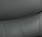 4572 Modern Genuine Leather Loveseat - Dark Grey - SKU 4572-L-GRAY - view 8