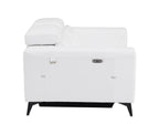 989 Divanitalia Power Reclining Loveseat with Power Headrest in Top-grain Italian Leather