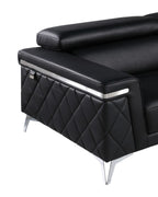 1140 Divanitalia Sofa with Adjustable Headrest in Top-grain Italian Leather