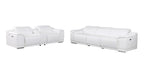 9762 Divanitalia 6-Piece Modular Power Reclining Sofa and Console Loveseat Set with 5 Power Recliners in Top Grain Italian Leather - White - SKU 9762-WHITE-6.5-HT - view 3