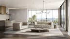 970 Divanitalia 2-Piece Sofa Set in Top-grain Italian Leather