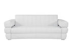 904 Divanitalia 3-Piece Sofa Set in Top-grain Italian Leather - White - SKU 904- WHITE 3PC (S/L/CH) - GROUP - view 3