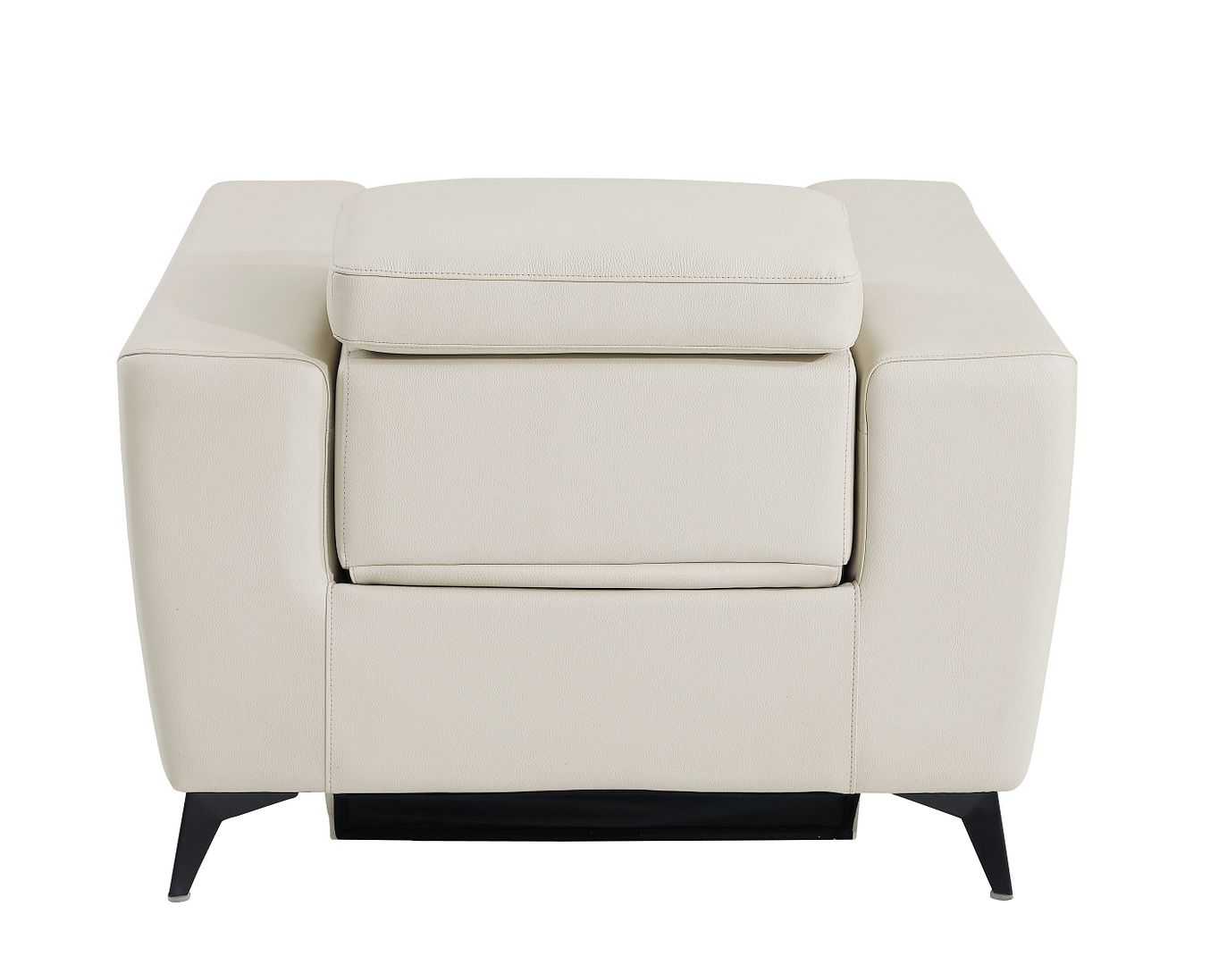 989 Divanitalia Power Reclining Arm Chair with Power Headrest in Top-grain Italian Leather
