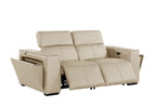 1224 Divanitalia 2-Piece Modular Power Reclining Loveseat in Top Grain Italian Leather with 2 Power Recliners & Power Headrests