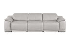 2679 Genuine Leather Sofa with 3 Power Recliners - Light Grey - SKU 2679-LT-GRAY-3.3-HT - view 3