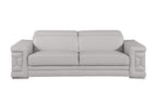 296 Modern Genuine Leather 2-Piece Sofa Set - Light Grey - SKU 296-LT-GREY-2PC - view 3