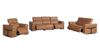 1126 Divanitalia 6-Piece Modular Power Reclining Sofa, Loveseat & Chair Set in Top Grain Italian Leather with 5 Power Recliners & Power Headrests - Cognac - SKU 1126-COGNAC-6.5-HT-3PC - view 4