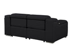 1116 Divanitalia 2-Piece Modular Power Reclining Loveseat in Top Grain Italian Leather with 2 Power Recliners & Power Headrests
