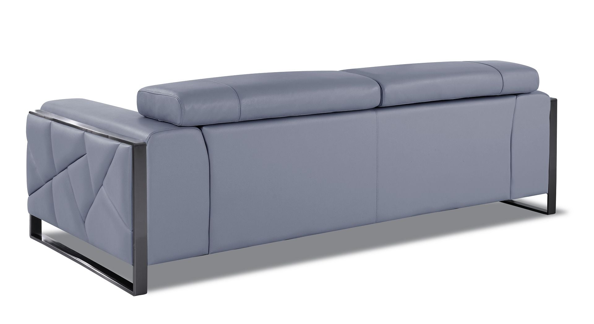 903 Divanitalia Sofa with Adjustable Headrest in Top-grain Italian Leather