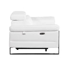 1246 Divanitalia Power Reclining Arm Chairwith Power Headrests - Top Grain Italian Leather