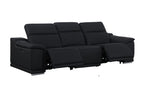 9762 Divanitalia 3-Piece Modular Power Reclining Sofa with 2 Power Recliners in Top Grain Italian Leather