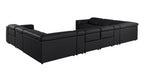 1224 Divanitalia 10-Piece U-Shaped Sectional Sofa in Top Grain Italian Leather with 4 Power Recliners & Power Headrests