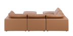 1100 Divanitalia 6-Piece Left Arm Facing 3-Seat Sectional Sofa - Top-grain Italian Leather