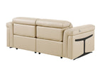 1126 Divanitalia 2-Piece Modular Power Reclining Loveseat in Top Grain Italian Leather with 2 Power Recliners & Power Headrests - Beige - SKU 1126-BEIGE-2.2-HT - view 6