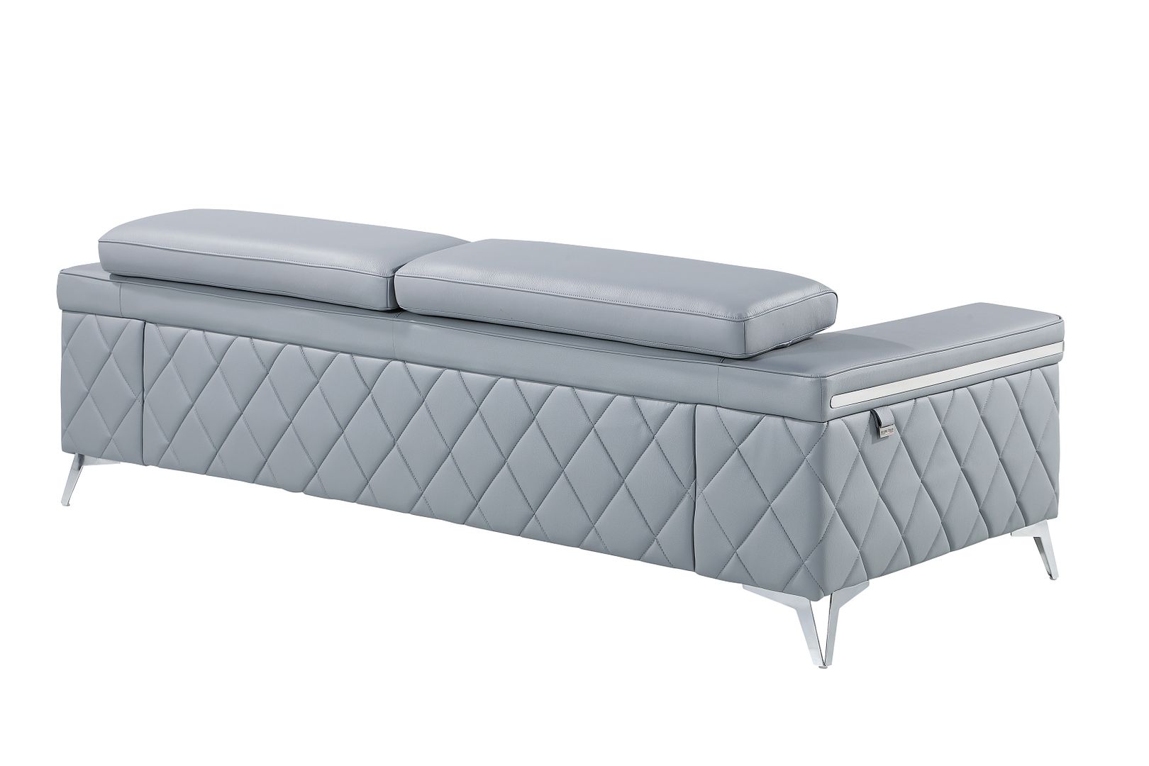 1140 Divanitalia Sofa with Adjustable Headrest in Top-grain Italian Leather