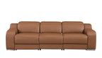 1116 Divanitalia 3-Piece Modular Power Reclining Sofa in Top Grain Italian Leather with 2 Power Recliners & Power Headrests