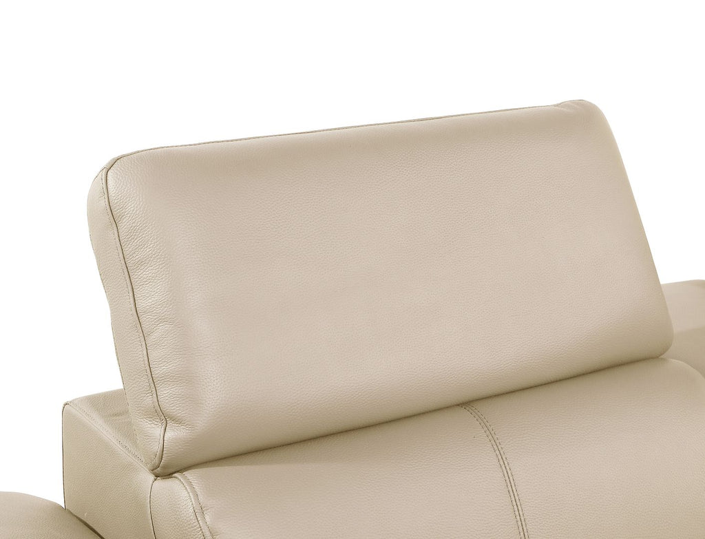 1246 Divanitalia 8-Piece U-Shaped Modular Power Reclining Sectional Sofa with 4 Power Recliners and Power Headrests - Top Grain Italian Leather