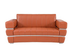 904 Divanitalia 3-Piece Sofa Set in Top-grain Italian Leather - Camel - SKU 904- CAMEL 3PC (S/L/CH) - GROUP - view 5