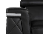 1140 Divanitalia Loveseat with Adjustable Headrest in Top-grain Italian Leather