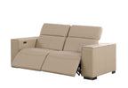 1208 Genuine Leather Dual Power Reclining Loveseat