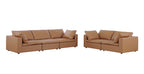 1100 Divanitalia 2-Piece Sofa Set - Top-grain Italian Leather