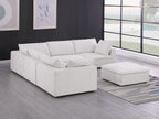 1100 Divanitalia 6-Piece L-Shaped Sectional Sofa - Top-grain Italian Leather