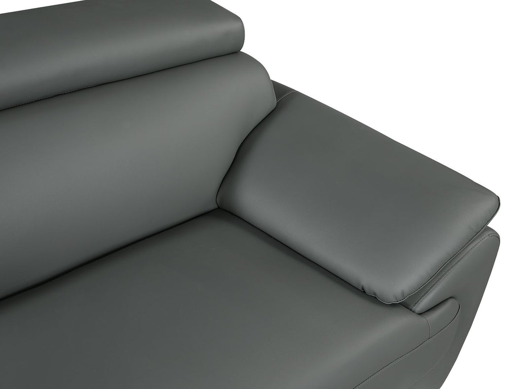 4571 Modern Genuine Leather Sofa