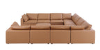 1100 Divanitalia 11-Piece U-Shaped Sectional Sofa in Top-grain Italian Leather