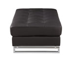 8136 Genuine Leather Ottoman