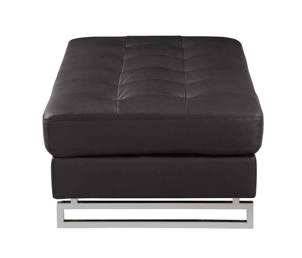 8136 Genuine Leather Ottoman