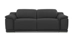 9762 Divanitalia Top Grain Italian Leather Power Reclining Sofa and Loveseat Set with Adjustable Headrests - Dark Grey - SKU 9762-POWER-DARK GRAY 2PC (S/L) - GROUP - view 5