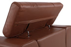 903 Divanitalia Sofa with Adjustable Headrest in Top-grain Italian Leather