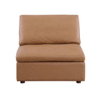 1100 Divanitalia 3-Piece Sofa Set - Top-grain Italian Leather with Ottoman