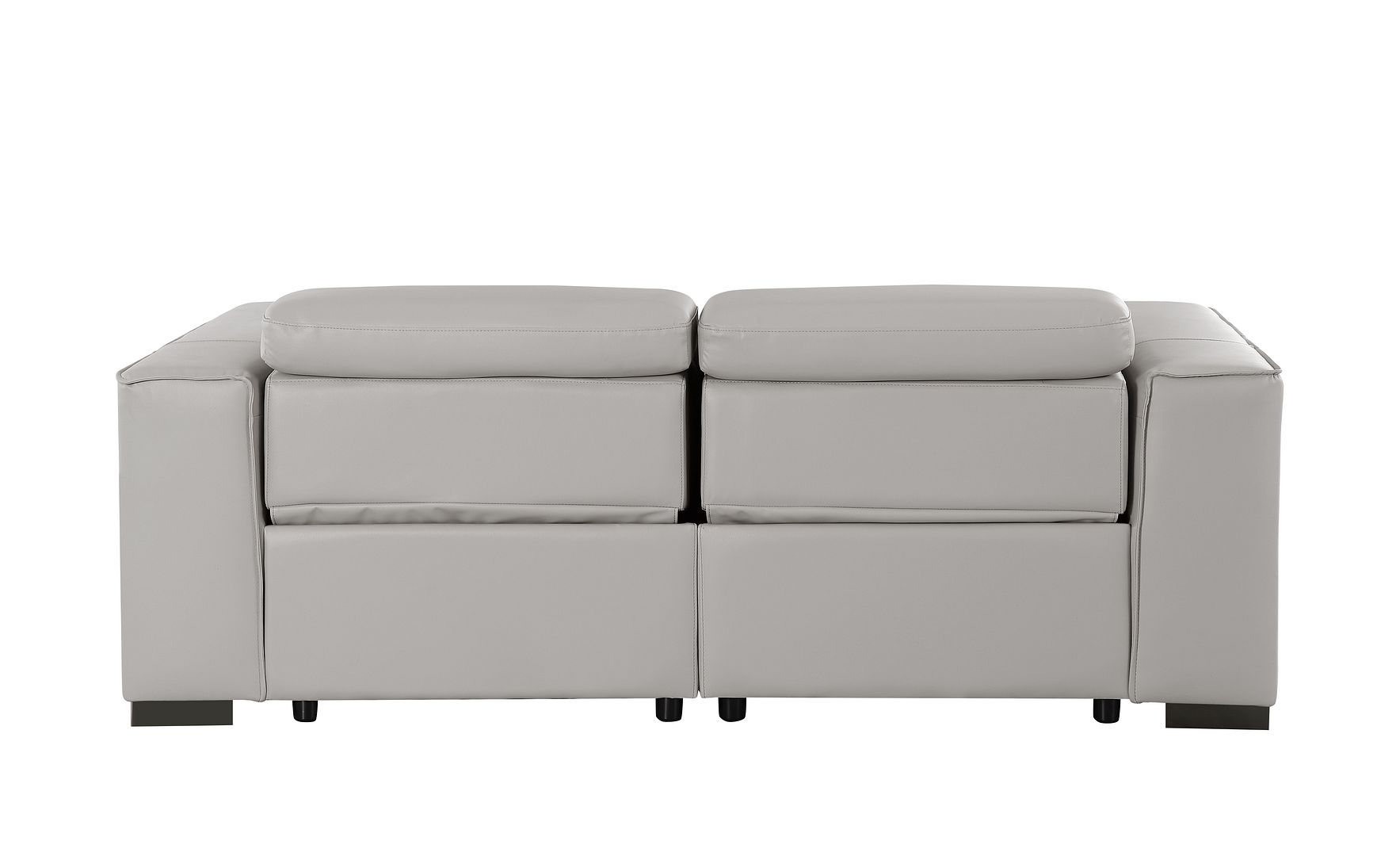 1208 Genuine Leather Dual Power Reclining Loveseat