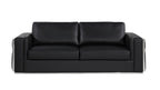 1130 Divanitalia 2-Piece Sofa Set in Top-grain Italian Leather - Black - SKU 1130-BLACK-2PC - view 3