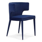 Lucero - Modern Grey Velvet Arm Dining Chair