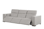 1208 Genuine Leather Triple Power Reclining Sofa - Light Grey - SKU 1208-LT-GREY-3.3-HT - view 5