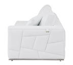 998 Divanitalia Cream Left Arm Facing Sectional Sofa in Top-grain Italian Leather