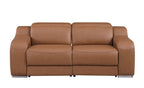 1116 Divanitalia 2-Piece Modular Power Reclining Loveseat in Top Grain Italian Leather with 2 Power Recliners & Power Headrests