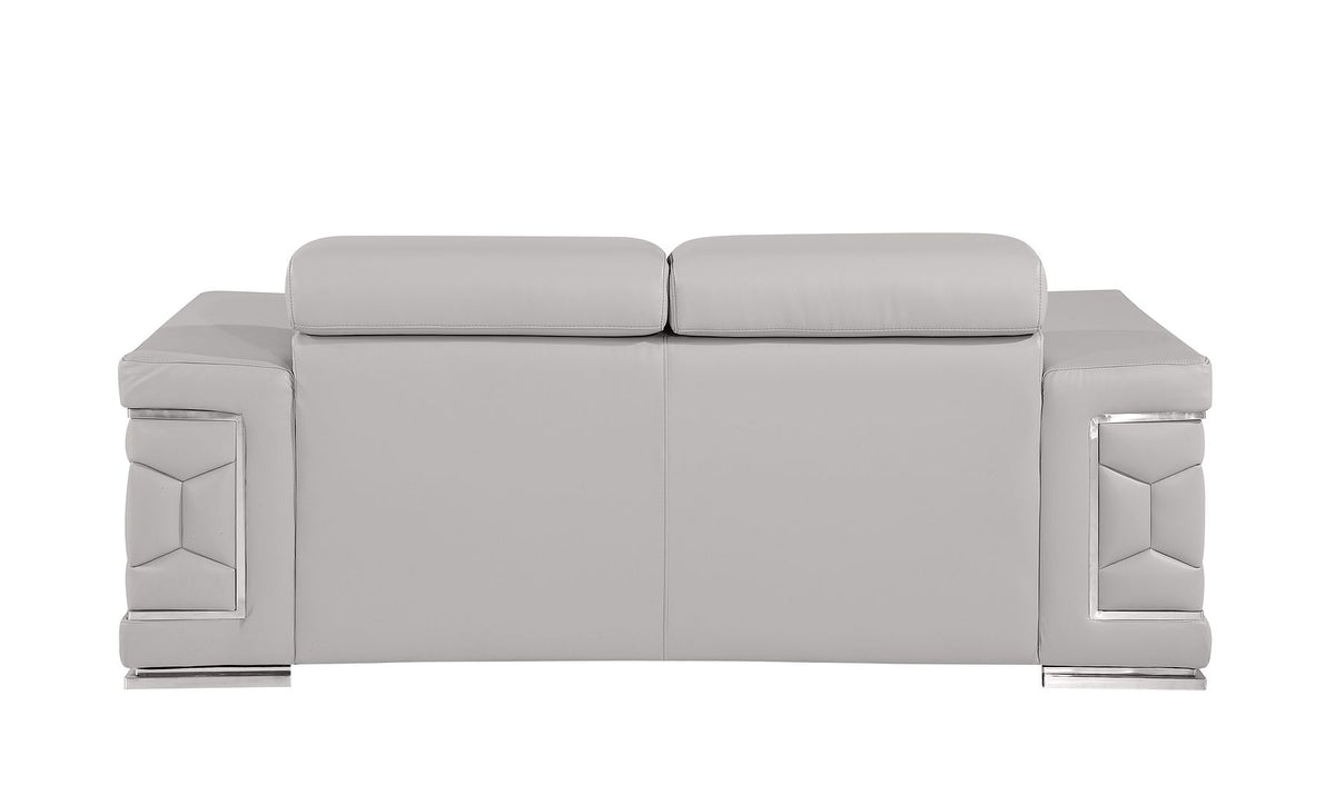 296 Genuine Loveseat - Light Grey - SKU 296-LT-GREY-L - view 4