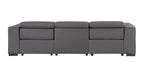 1208 Genuine Leather Triple Power Reclining Sofa