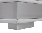 415 Divanitalia Sofa with Adjustable Headrest in Top-grain Italian Leather - Light Grey - SKU 415-S-LIGHT GRAY - view 7