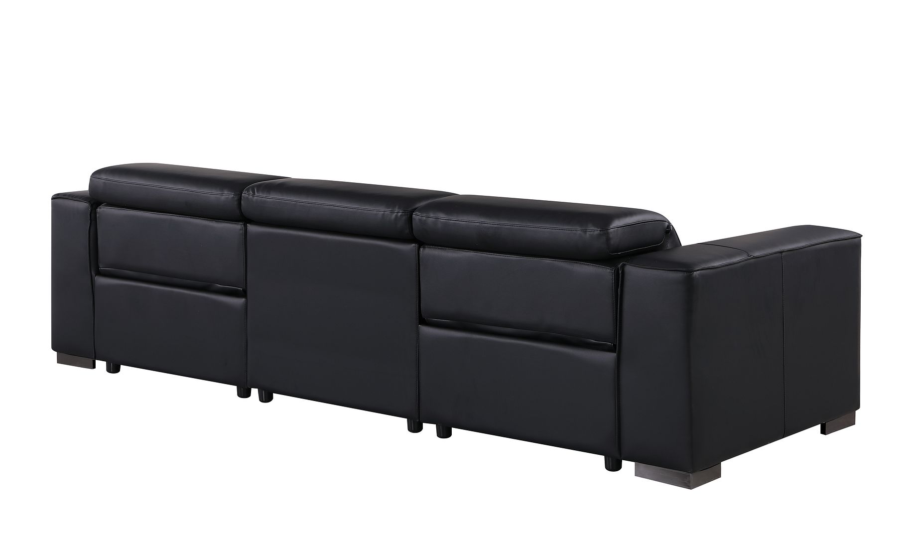 1208 Genuine Leather Triple Power Reclining Sofa